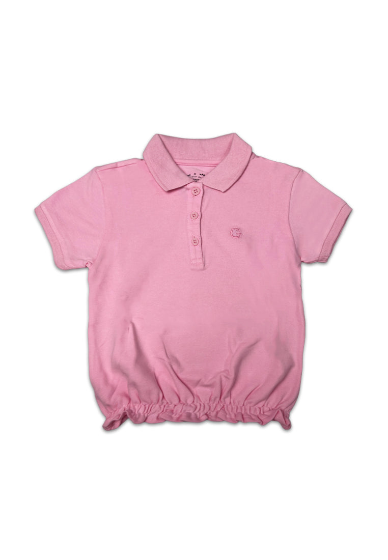 Shortsleeve Pique Polo Shirt w/ Collar Tipping