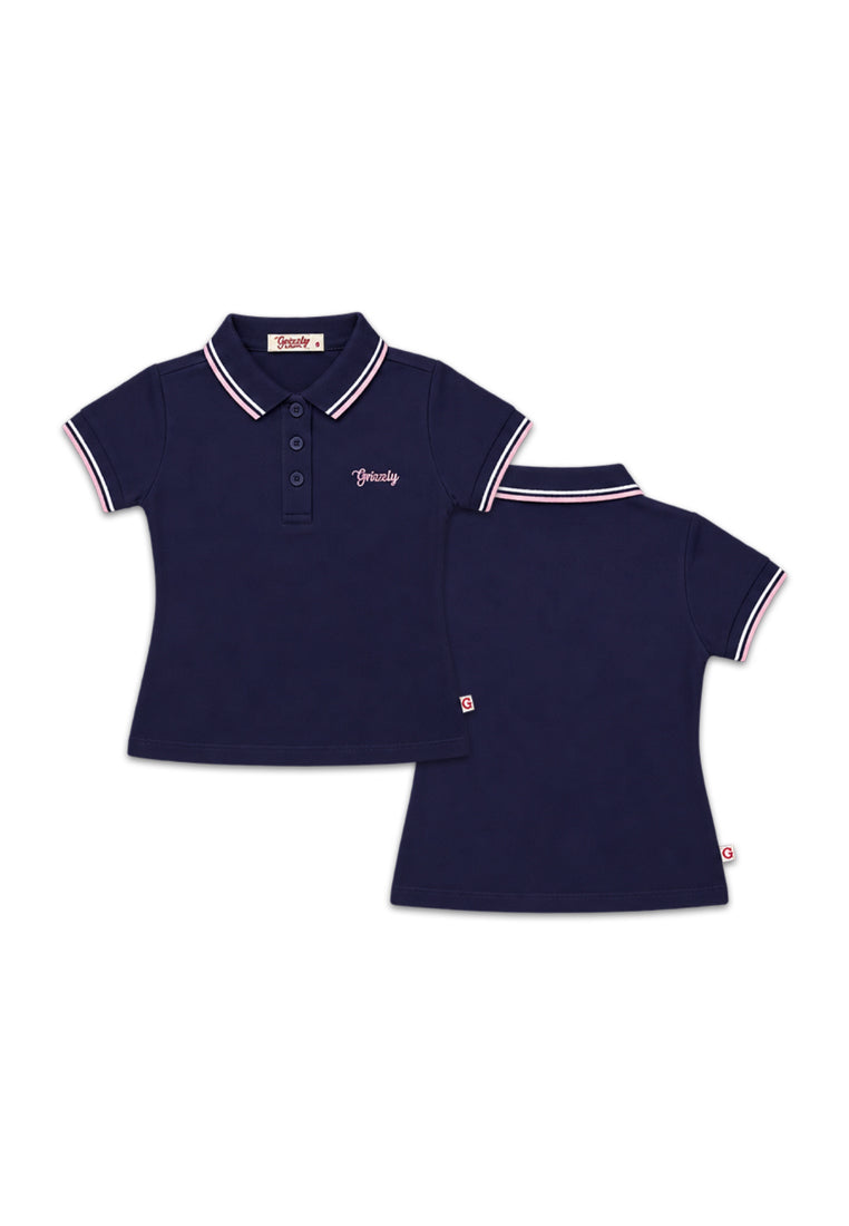 GIRLS' SHORTSLEEVE POLO SHIRT