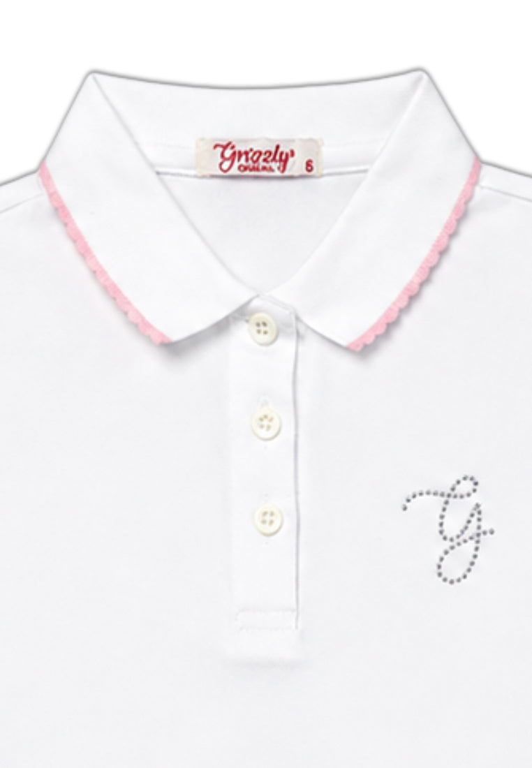 GIRLS' SHORTSLEEVE POLO SHIRT