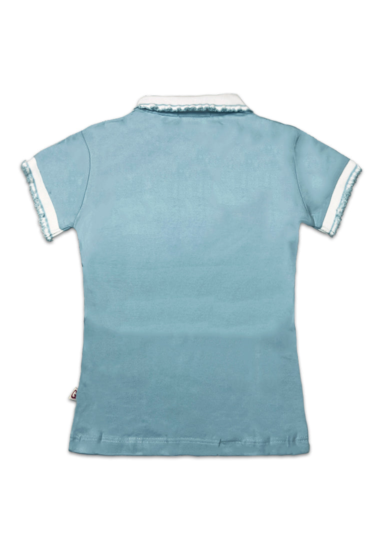 GIRLS' SHORTSLEEVE POLO SHIRT