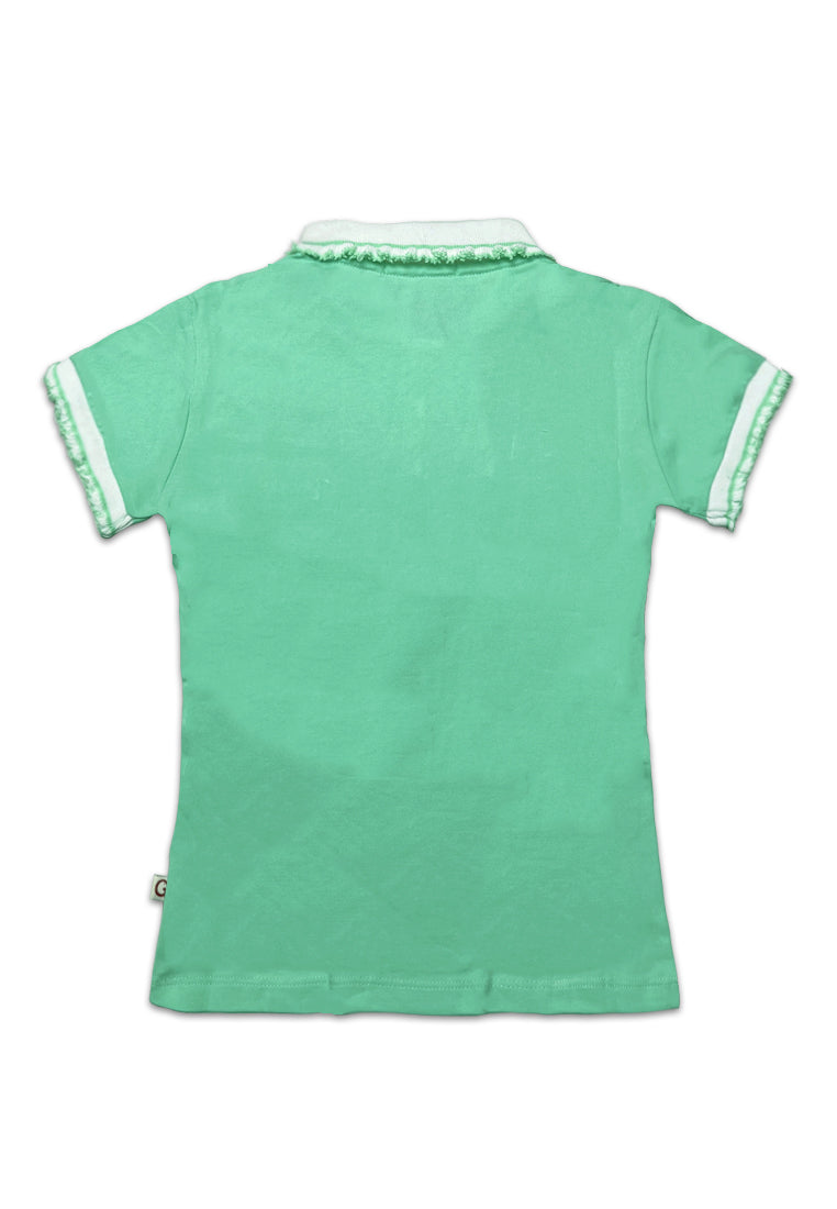 GIRLS' SHORTSLEEVE POLO SHIRT