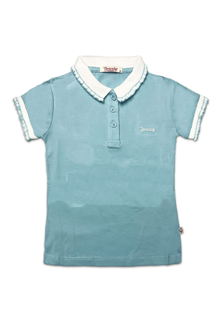 GIRLS' SHORTSLEEVE POLO SHIRT