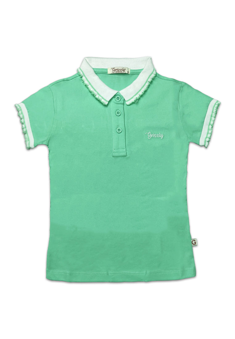 GIRLS' SHORTSLEEVE POLO SHIRT