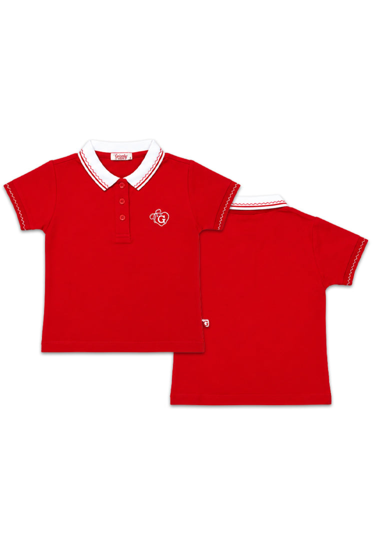GIRLS' SHORTSLEEVE POLO SHIRT
