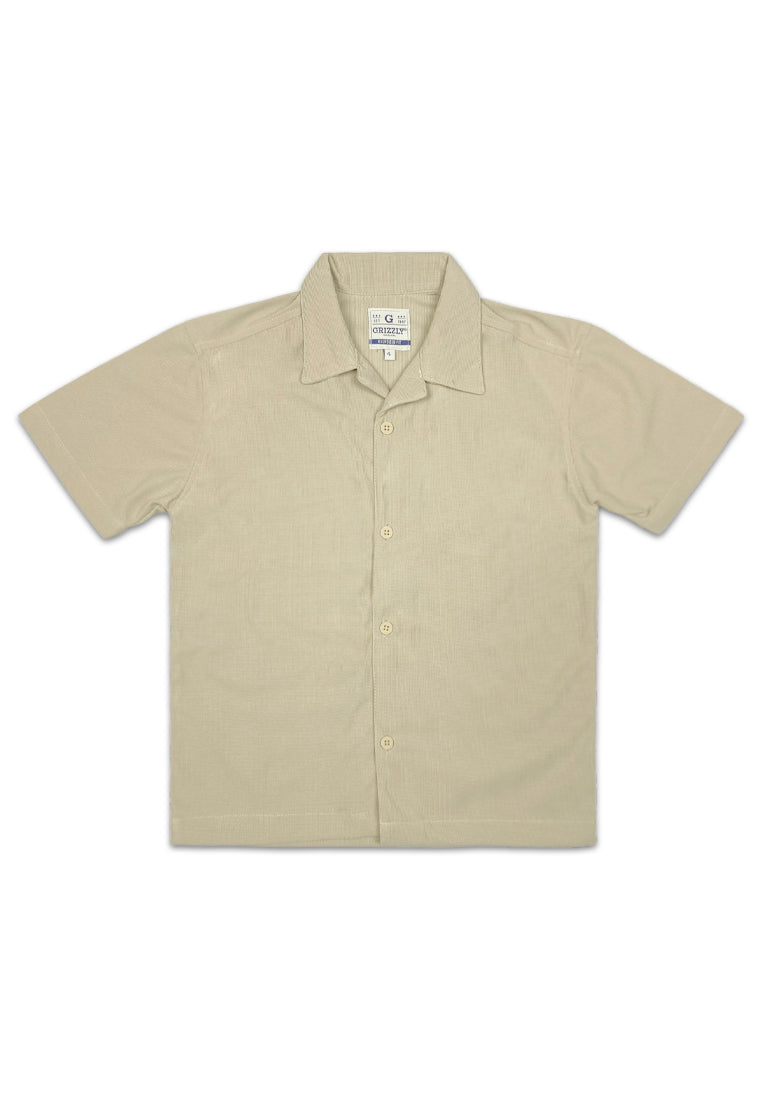 TODDLER BOYS S/S WAFFLE OVERSIZED POLO