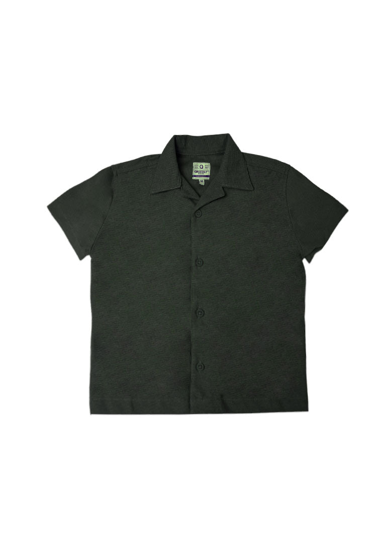 TODDLER BOYS S/S WAFFLE OVERSIZED POLO