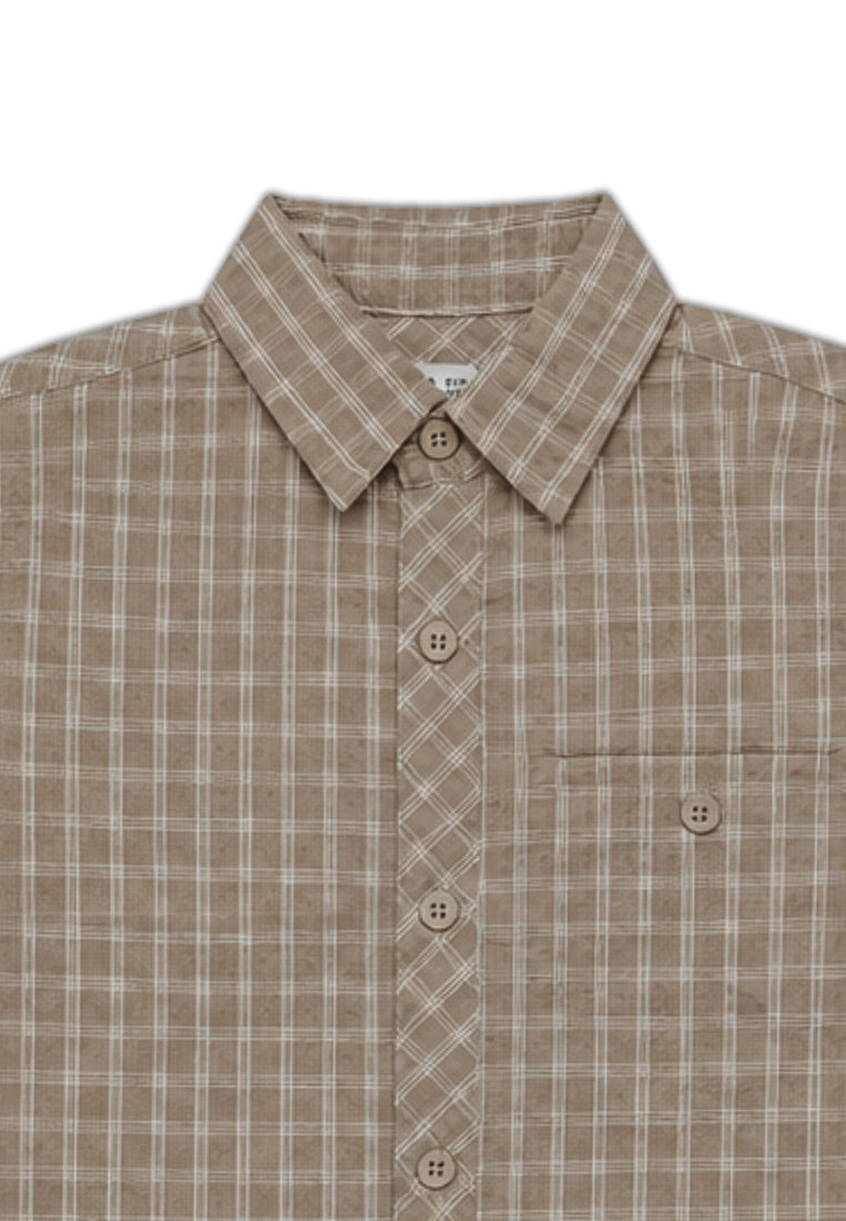 BOYS TODDLER S/S CHECKERED POLO