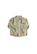 BOYS LONG SLEEVE  WOVEN POLO