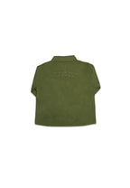 BOYS LONG SLEEVE  WOVEN POLO