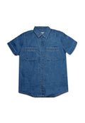 BOYS CHAMBRAY S/S POLO
