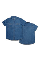 BOYS CHAMBRAY S/S POLO