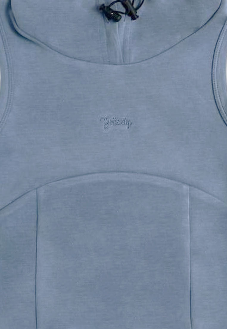 GIRLS S/L HOODED CROP TOP