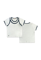 GIRLS S/S 2 IN 1 FASHION TOPS (EMBROIDERY)