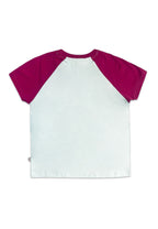GIRLS S/S RAGLAN FASHION TOPS (SPECIAL PRINT)