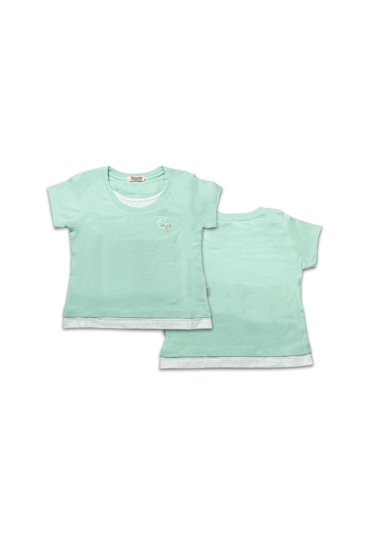 GIRLS S/S FASHION TOPS (EMBROIDERY)
