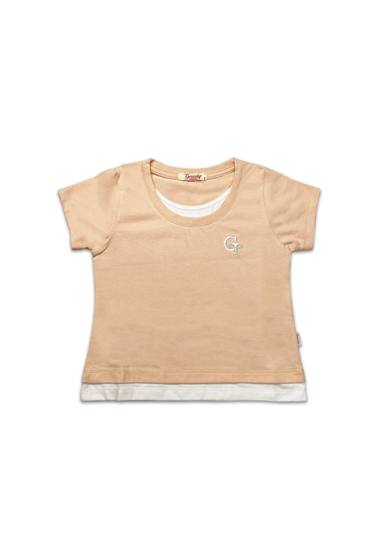 GIRLS S/S FASHION TOPS (EMBROIDERY)