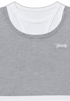 GIRLS S/S 2 IN 1 FASHION TOPS (EMBROIDERY)