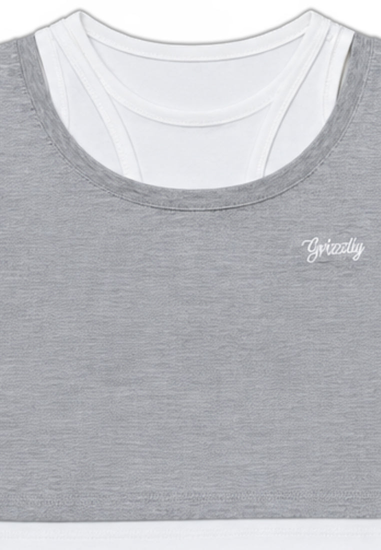 GIRLS S/S 2 IN 1 FASHION TOPS (EMBROIDERY)