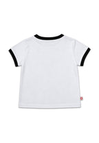 GIRLS S/S RINGER FASHION TEES (EMBROIDERY)