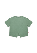 GIRLS' S/S BOXY CROP TOP