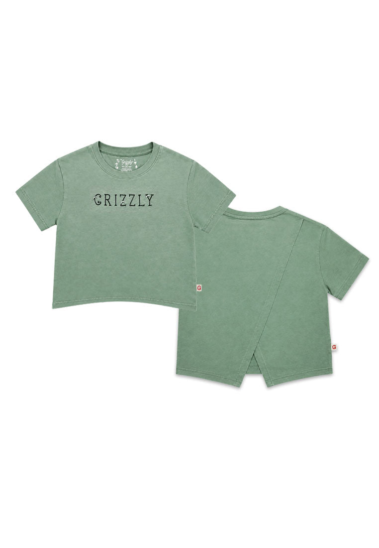 GIRLS' S/S BOXY CROP TOP