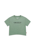 GIRLS' S/S BOXY CROP TOP