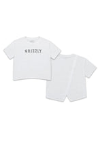 GIRLS' S/S BOXY CROP TOP