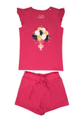 Ruffled Sleeve Tee w/ Short set
