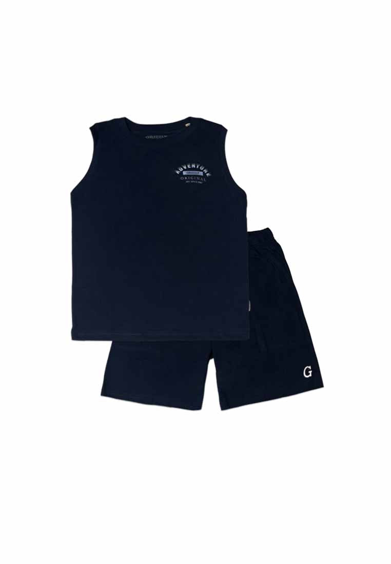 TODDLER BOYS MUSCLE SHIRT AND SHORT SET