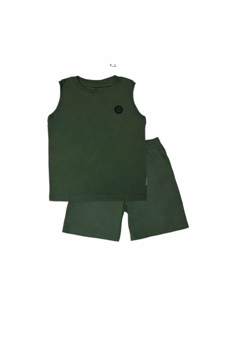 TODDLER BOYS MUSCLE SHIRT AND SHORT SET