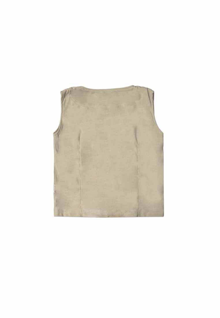 GIRLS BUTTONED VEST TOP & WIDE LEG PANTS SETS