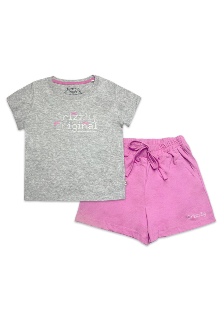 GIRLS BASIC TOPS & SHORT SET (SPECIAL PRINT)