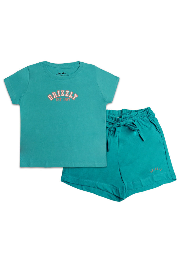 GIRLS BASIC TOPS & SHORT SET (SPECIAL PRINT)