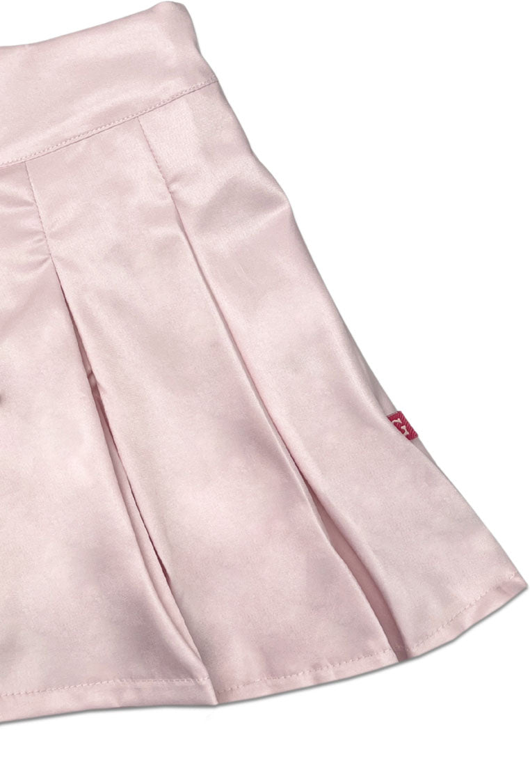 GIRLS WOVEN PLEATED SKIRT