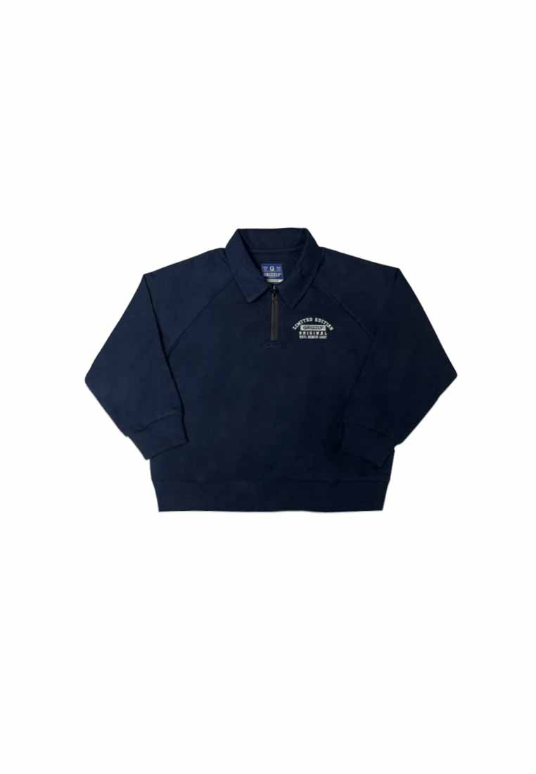 TODDLER BOYS OVERSIZED PULLOVER W/ZIPPER