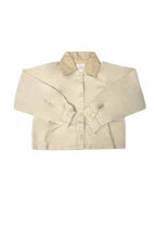 GIRLS TWILL RAGLAN CROPPED JACKET