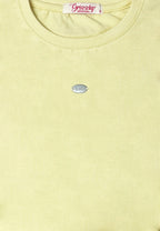 GIRLS BOXY CROP TOPS (METAL LABEL)