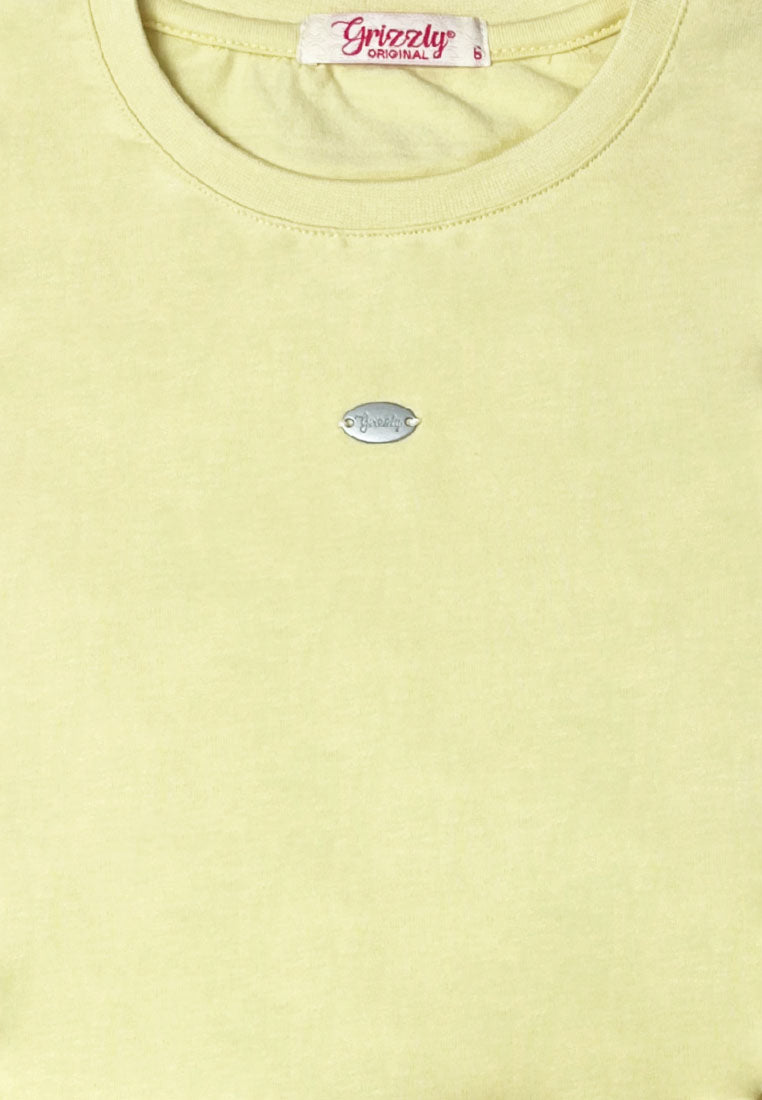 GIRLS BOXY CROP TOPS (METAL LABEL)