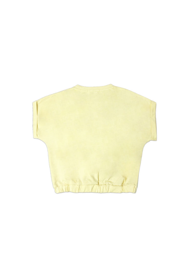 GIRLS BOXY CROP TOPS (METAL LABEL)