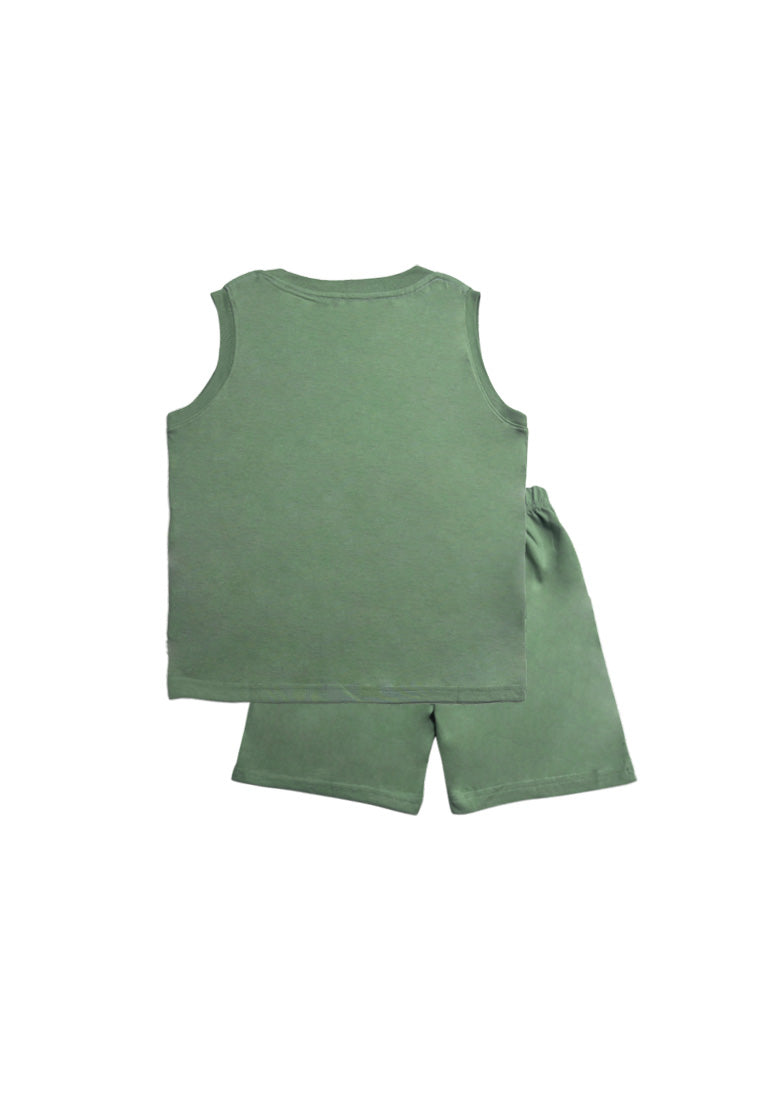 TODDLER BOYS MUSCLE SHIRT AND SHORT SET