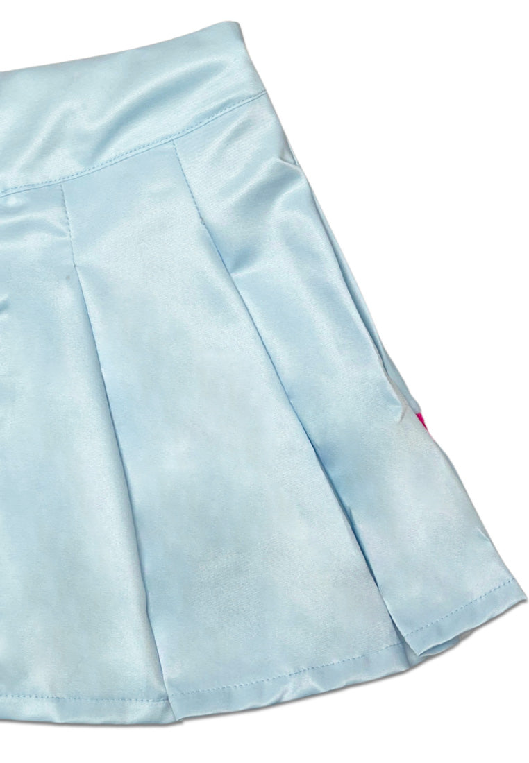 GIRLS WOVEN PLEATED SKIRT