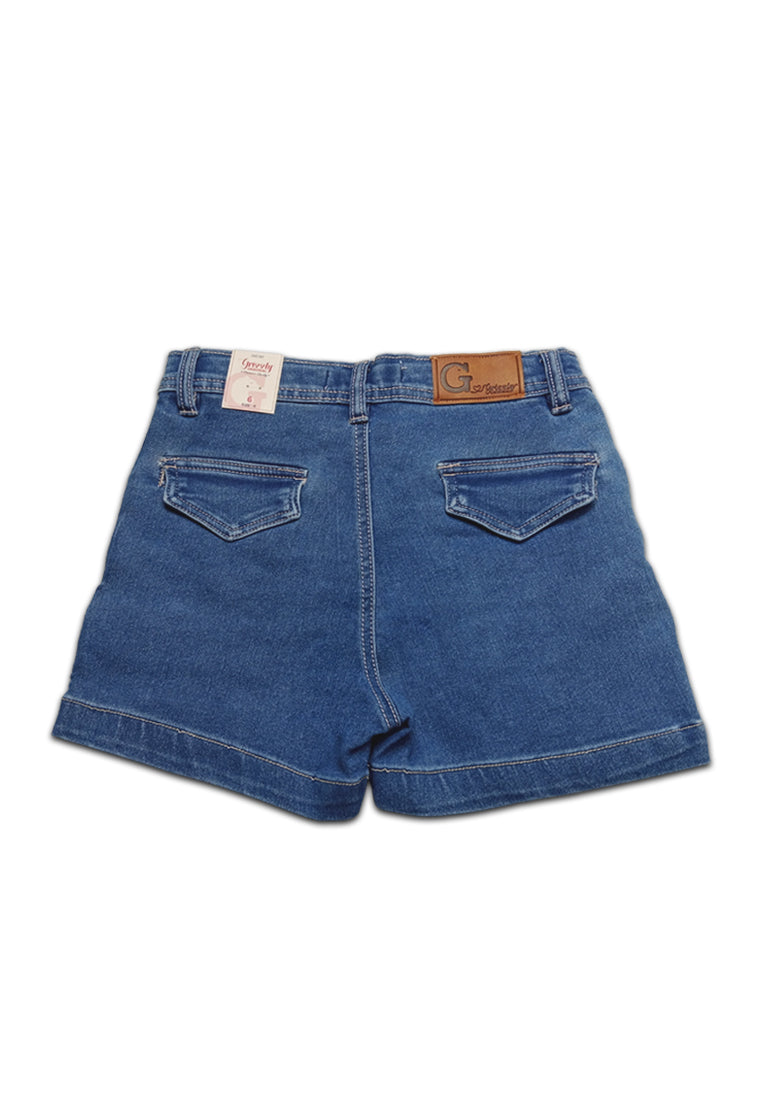 GIRLS DENIM CARGO SHORTS