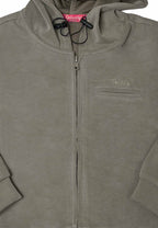GIRLS KNITS HOODED JACKET (EMBROIDERY)